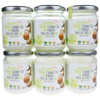 6x KULAU Organic Coconut Oil 200 ml
