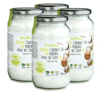 9 x KULAU Organic Coconut Oil 1 l